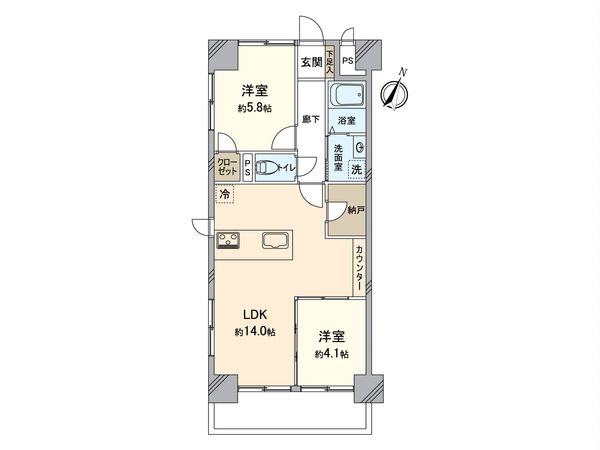 ヴィラ富士見 間取図(平面図) 間取図(平面図)