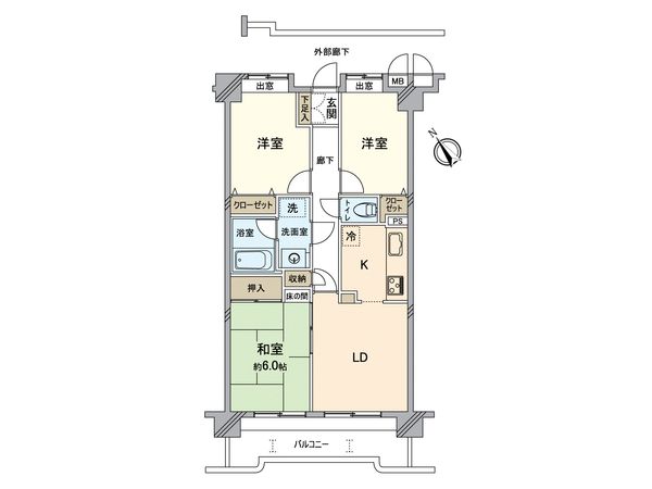 ガーデンコート飯能 間取図(平面図) 間取図(平面図)