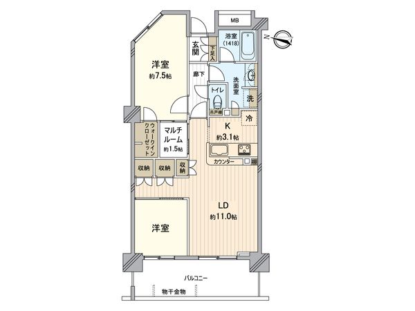 東京マスタープレイス 間取図(平面図) 間取図(平面図)