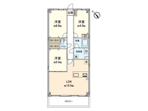 エステ・スクエア新所沢 間取図(平面図) エステ・スクエア新所沢 間取図(平面図)
