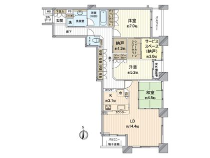 間取図(平面図)