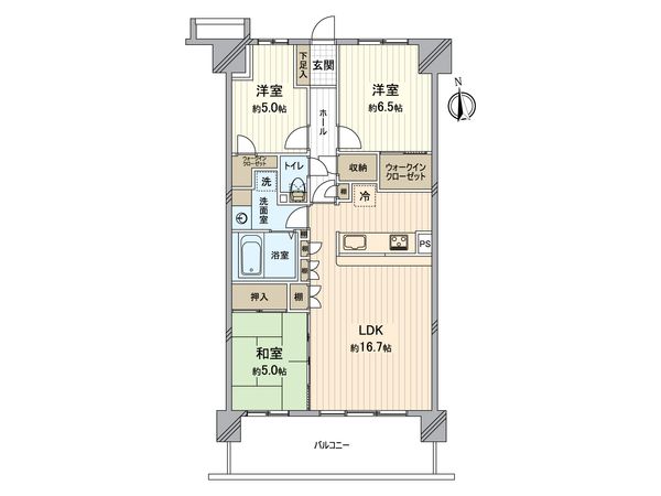 ランドシティ新所沢 間取図(平面図)