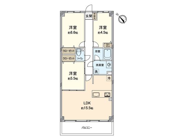 エステ・スクエア新所沢 間取図(平面図) エステ・スクエア新所沢 間取図(平面図)