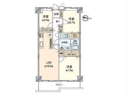 間取図(平面図)