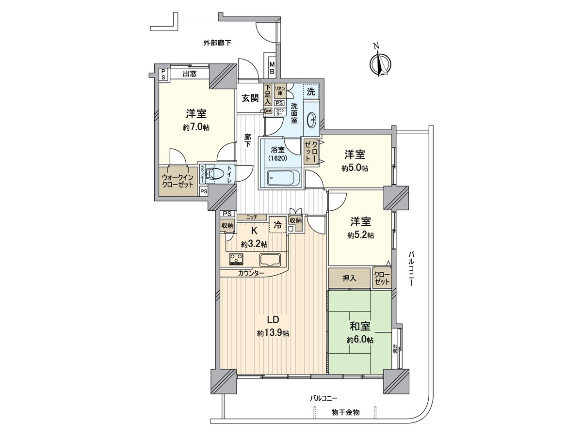 間取図(平面図)