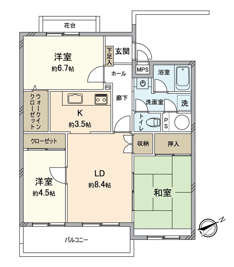 間取図(平面図)