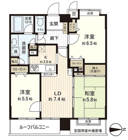 ライオンズプラザ西所沢 間取図(平面図) ライオンズプラザ西所沢 間取図(平面図)