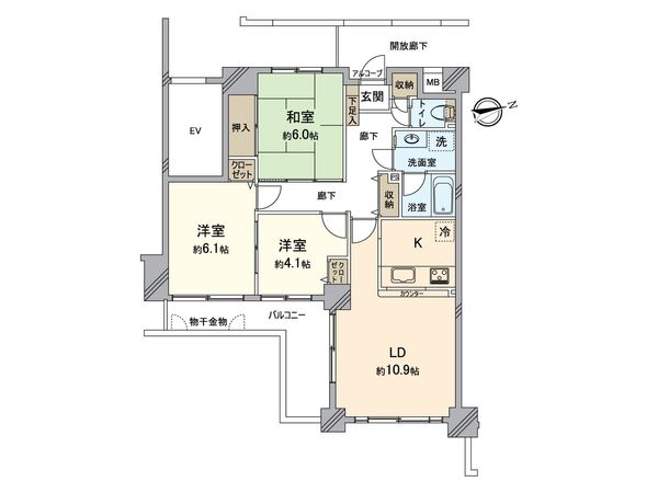ウインベルコーラス西所沢 間取図(平面図) ウインベルコーラス西所沢 間取図(平面図)