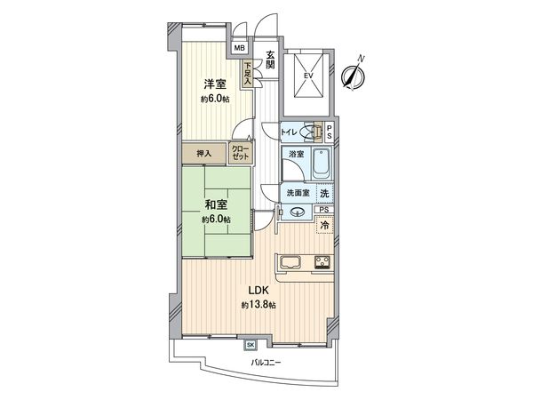 ワコーレ所沢ヴェルシード 間取図(平面図) ワコーレ所沢ヴェルシード 間取図(平面図)