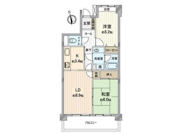 リーベスト所沢 間取図(平面図) リーベスト所沢 間取図(平面図)