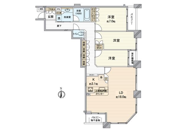 グレーシアタワーズ所沢 タワー棟 間取図(平面図) グレーシアタワーズ所沢 タワー棟 間取図(平面図)