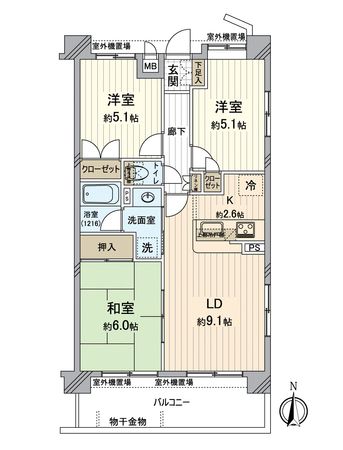 アルファスクエア小手指エコーレ 間取図(平面図) アルファスクエア小手指エコーレ 間取図(平面図)