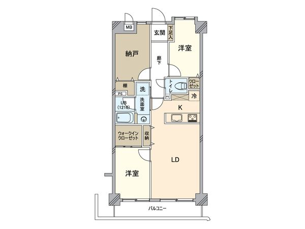 シャインハイツ小手指 間取図(平面図)