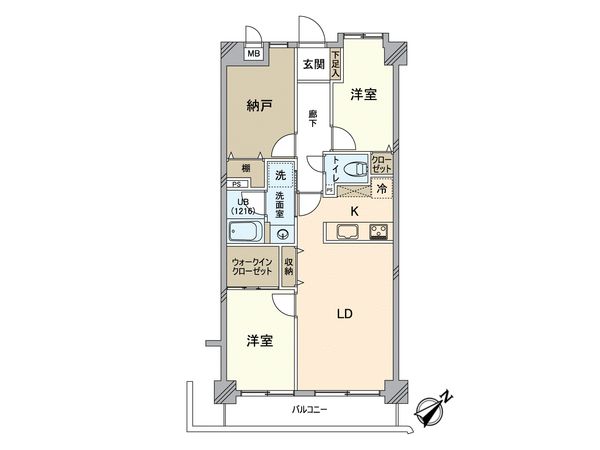 シャインハイツ小手指 間取図(平面図)