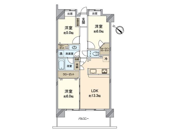 ゼファー所沢ペップスパーク 間取図(平面図) ゼファー所沢ペップスパーク 間取図(平面図)