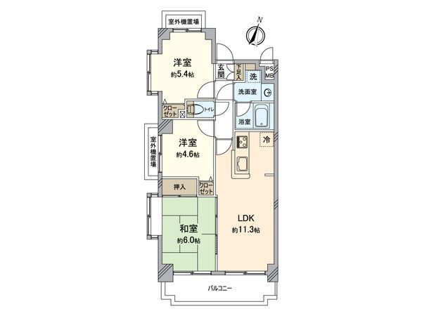 ワコーレ所沢Ⅲ 間取図(平面図) ワコーレ所沢Ⅲ 間取図(平面図)