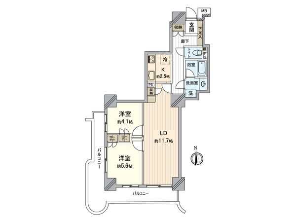 コンセールタワー所沢 間取図(平面図) コンセールタワー所沢 間取図(平面図)