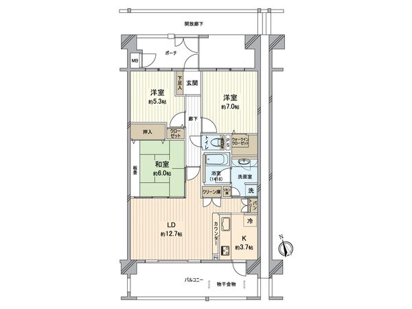 間取図(平面図)