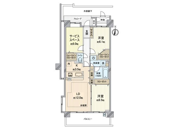コスモシティ新所沢けやき台 間取図(平面図) コスモシティ新所沢けやき台 間取図(平面図)