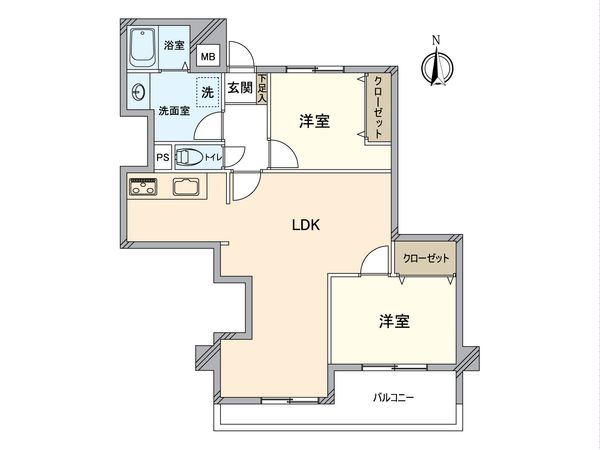 ライオンズマンション西所沢 間取図(平面図) ライオンズマンション西所沢 間取図(平面図)