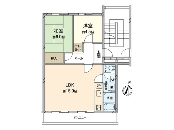 郊外マンション 間取図(平面図) 間取図(平面図)