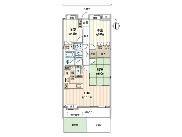 間取図(平面図)