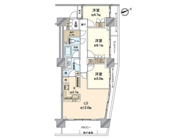 間取図(平面図)