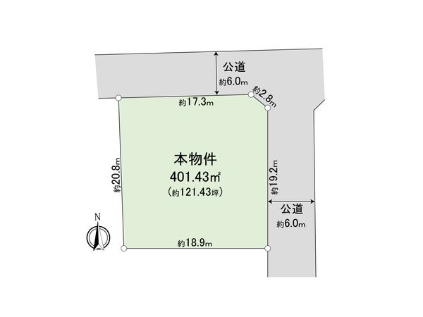 飯能市栄町 土地 区画図 飯能市栄町 土地 区画図