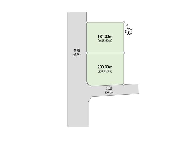 飯能市川寺 土地 区画図 区画図