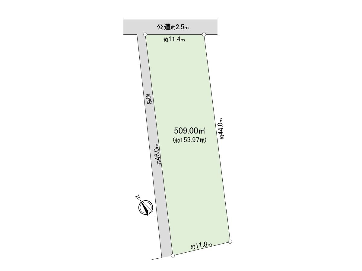 飯能市川寺 土地 区画図 区画図