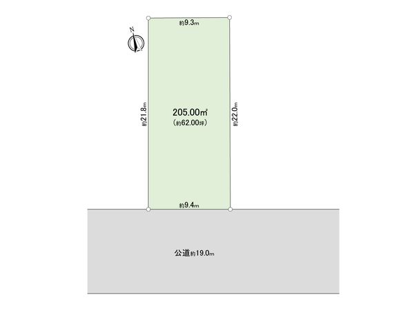 飯能市栄町 土地 区画図
