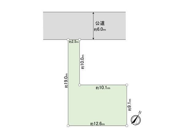 狭山市狭山台4丁目 土地 区画図