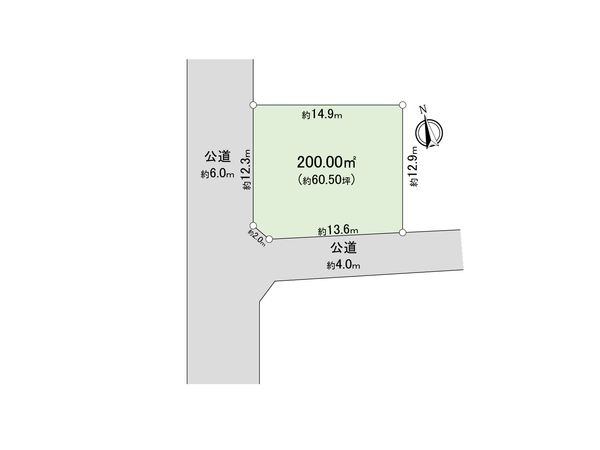 飯能市川寺 土地 区画図 区画図