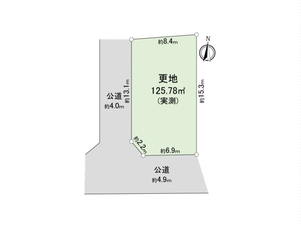 狭山市青柳 土地 区画図
