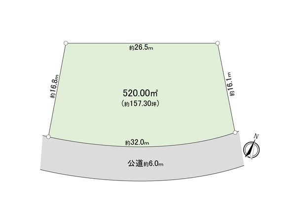 飯能市征矢町 土地 区画図