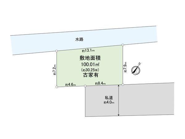 狭山市中央2丁目 土地 区画図 狭山市中央2丁目 土地 区画図