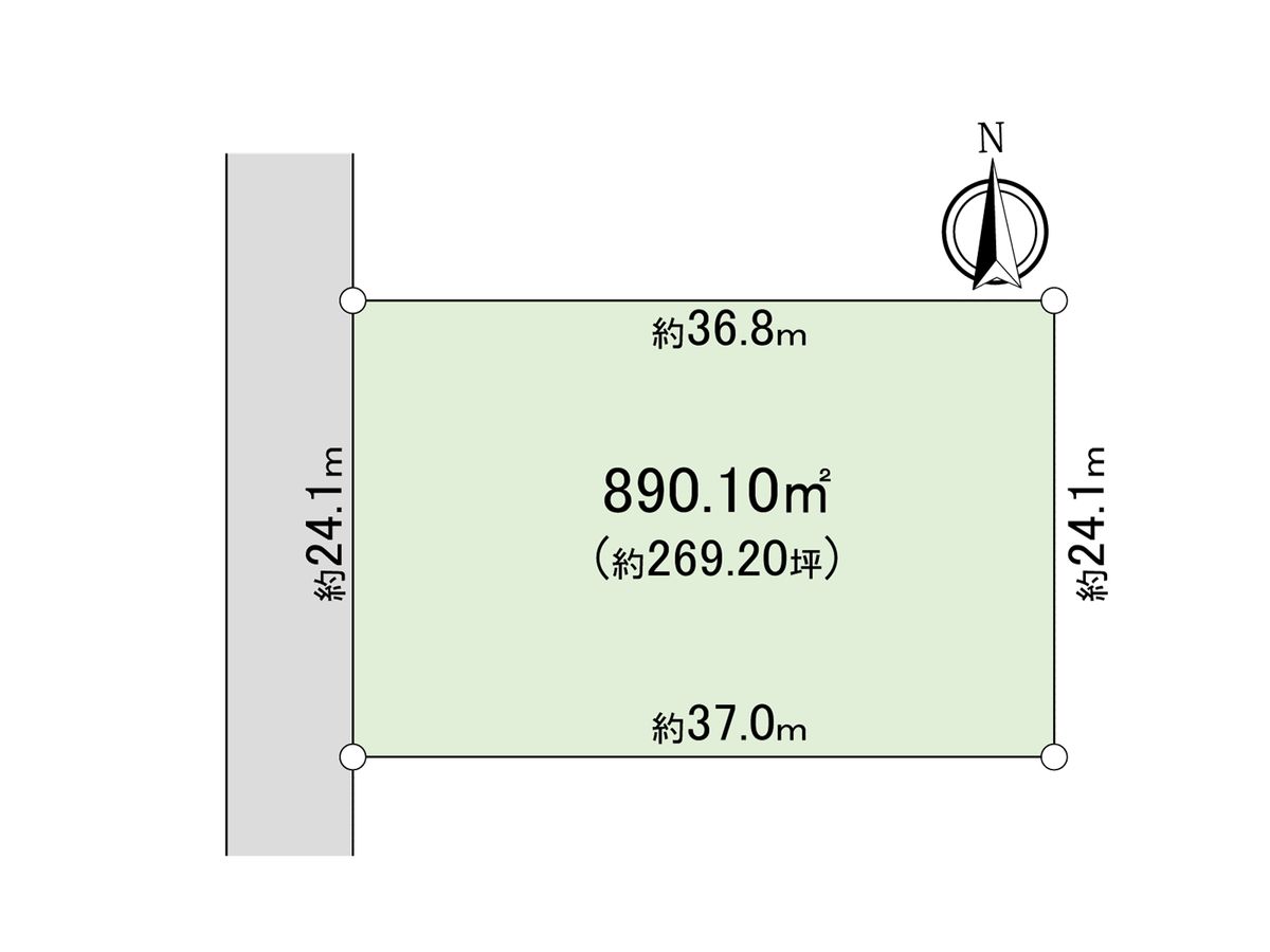 飯能市双柳 土地 区画図 区画図