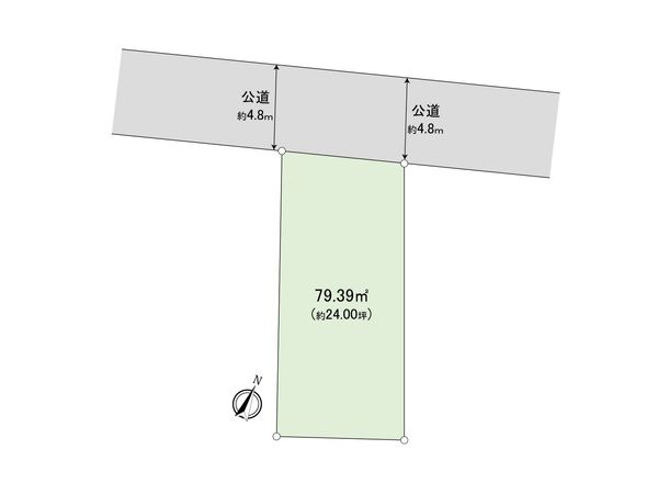 入間市高倉4丁目 土地 区画図