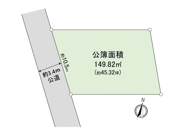 狭山市広瀬1丁目 土地 全体区画図