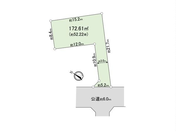 飯能市川寺 土地 C区画 区画図 飯能市川寺 土地 C区画 区画図