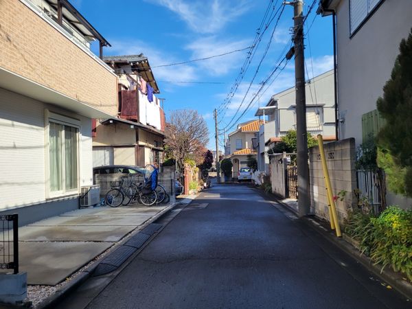 ふじみ野市福岡武蔵野 土地 前面道路含む外観 ふじみ野市福岡武蔵野 土地 前面道路含む外観