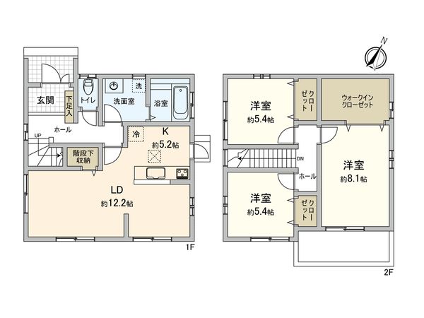 入間市鍵山2丁目 戸建 間取図(平面図) 入間市鍵山2丁目 戸建 間取図(平面図)