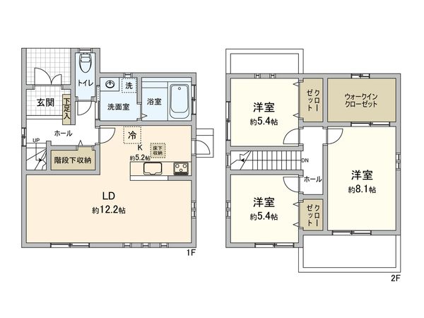 入間市鍵山2丁目 戸建 間取図(平面図) 入間市鍵山2丁目 戸建 間取図(平面図)