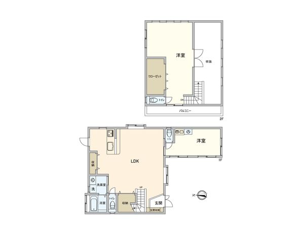 入間市宮寺 戸建 間取図(平面図) 入間市宮寺 戸建 間取図(平面図)