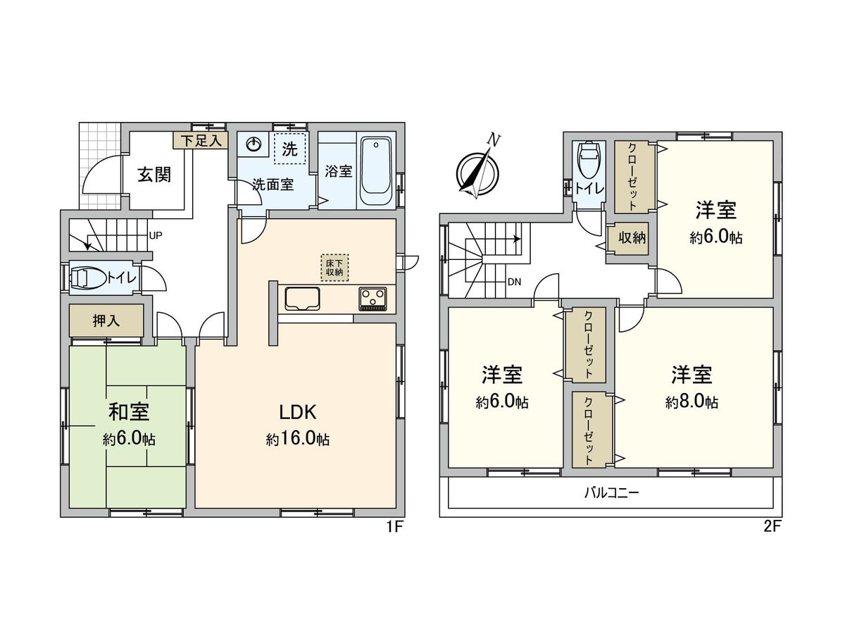 入間市宮寺 戸建 間取図(平面図) 間取図(平面図)