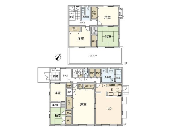 狭山市広瀬一丁目 戸建 間取図(平面図)