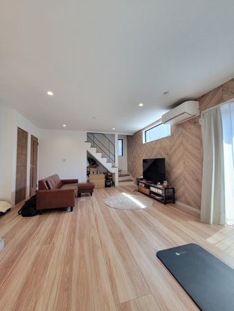 飯能市笠縫 戸建 飯能笠縫土地区画整理事業地区内(仮換地) リビング