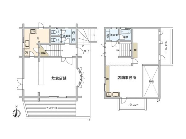 飯能市岩沢 店舗 間取図(平面図) 飯能市岩沢 店舗 間取図(平面図)