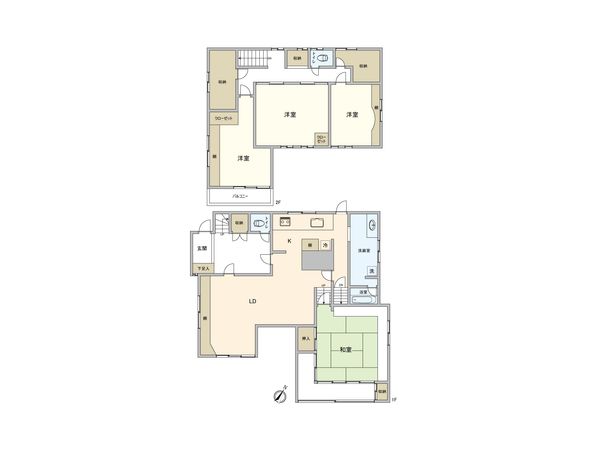 入間市新久 戸建 間取図(平面図) 入間市新久 戸建 間取図(平面図)
