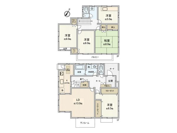 入間市新光 戸建 間取図(平面図)